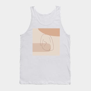 line art abstract Tank Top